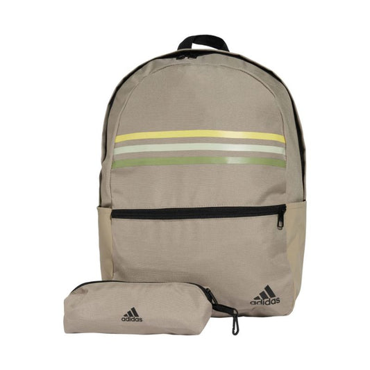 adidas Classic Horizontal 3-S Backpack Beige IZ1896 In preparation Adidas