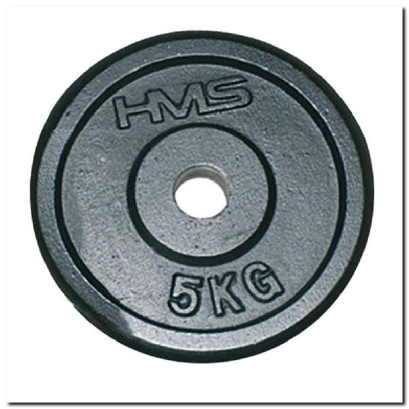 Black plate 5kg HMS TCZ05 17-61-003 Accessories/Training equipment Your Sports Performance