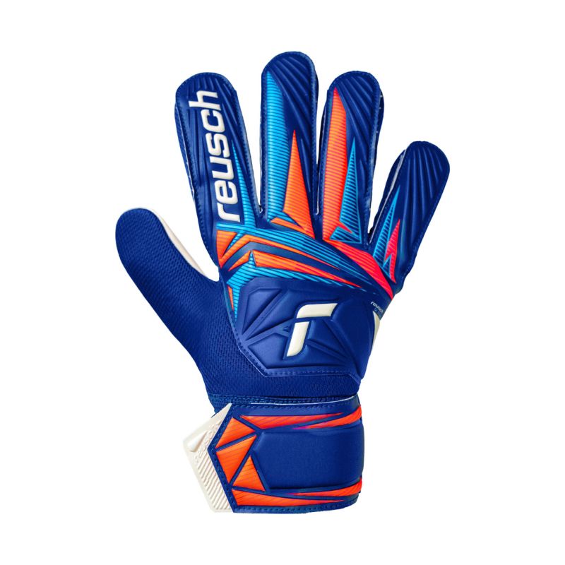 Reusch Attrakt Starter Solid Junior goalkeeper gloves blue 5672514 4126