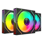 TACENS MARS MF-3DPROKIT FANS 120 ARGB x3 BK - fans + hub + remote control (TACMARS-MF3DPROKIT) Chłodzenie/Chłodzenie - wentylatory Your Sports Performance