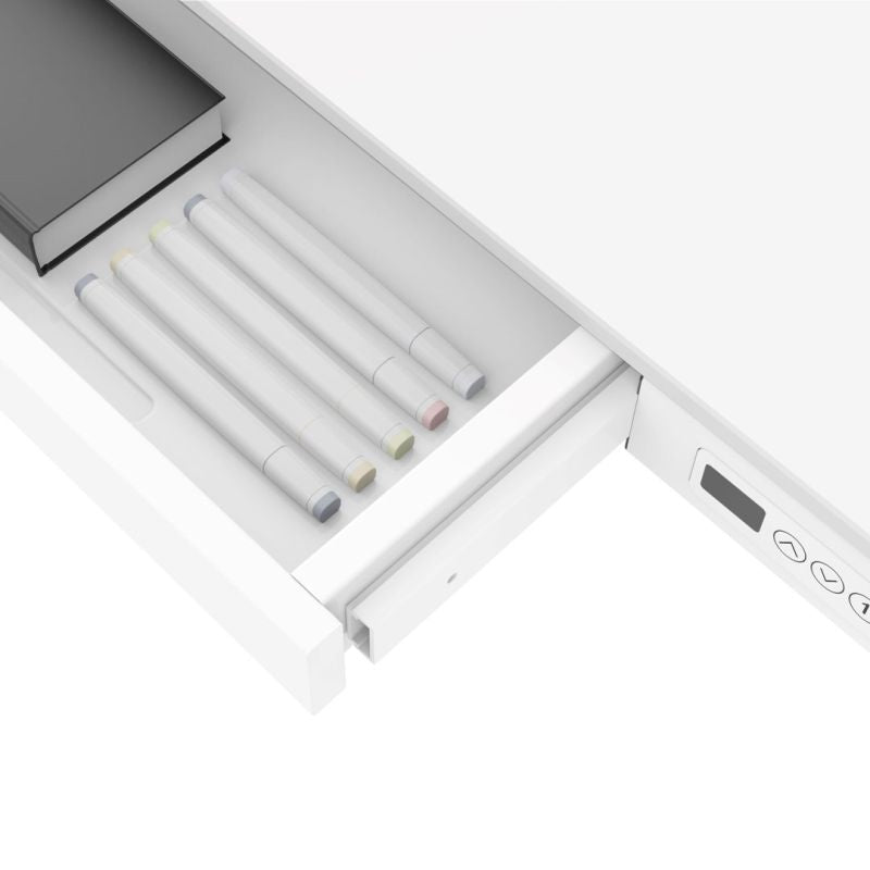 Activejet ET119W-C electric height-adjustable desk in white. Tabletop dimensions: 140 x 70 cm. Biurka/Biurka nowoczesne Your Sports Performance
