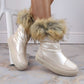 Big Star W INT1924B platform snow boots with fur, beige Footwear/Outdoor/Big Star Your Sports Performance