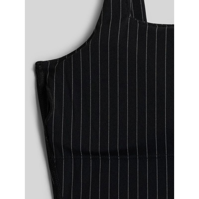 Women's slim striped crop-top 4F 4FRAW26TSLEF373-20S