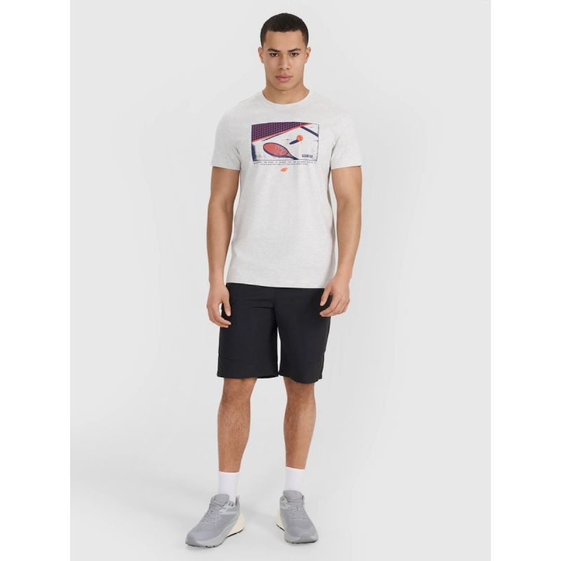 Men's regular printed T-shirt 4F 4FRSS25TTSHM2980-27M 4f