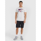 Men's regular printed T-shirt 4F 4FRSS25TTSHM2980-27M 4f