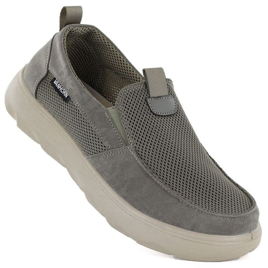 Men's Khaki Slip-On Shoes Vanhorn WN32302 VanHorn