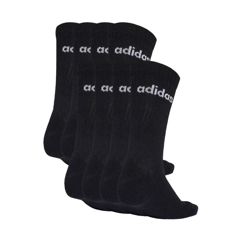 Adidas Cushioned Linear Crew Socks 10 Pairs Black KF9092