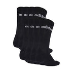 Adidas Cushioned Linear Crew Socks 10 Pairs Black KF9092