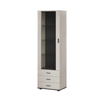 Display cabinet S1 SOHO 60x41x192 cashmere+black Bufety i witryny/Bufety i witryny na drewnianej podstawie Your Sports Performance