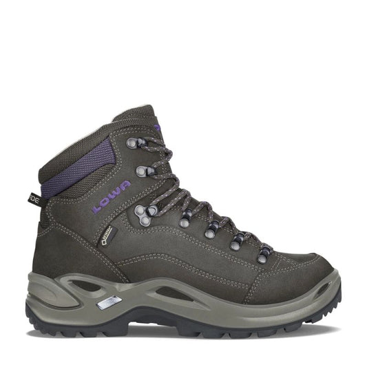 Lowa RENEGADE GTX MID slate/blackberry Gore-Tex waterproof gray women's hiking boots (321945 7937) In preparation Your Sports Performance