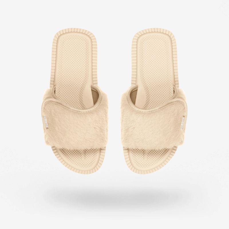 Kubota flip-flops with velcro and beige fur K24AW-100-001-03-1 *Kategoria tymczasowa Your Sports Performance