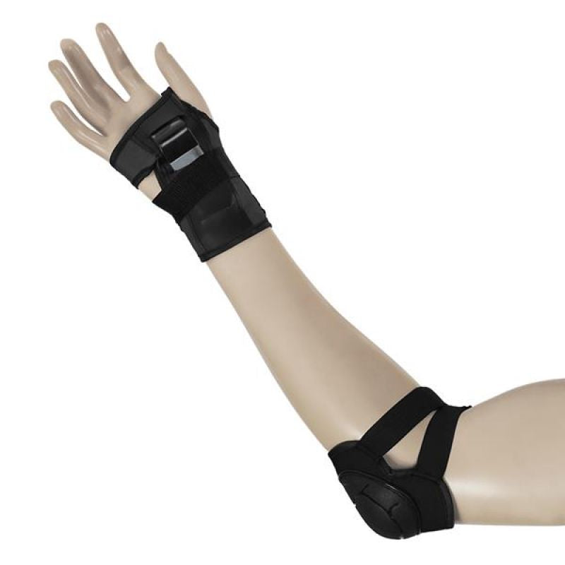 Protectors set Nils Extreme BLACK size M H110 Accessories/Protectors and knee pads Your Sports Performance
