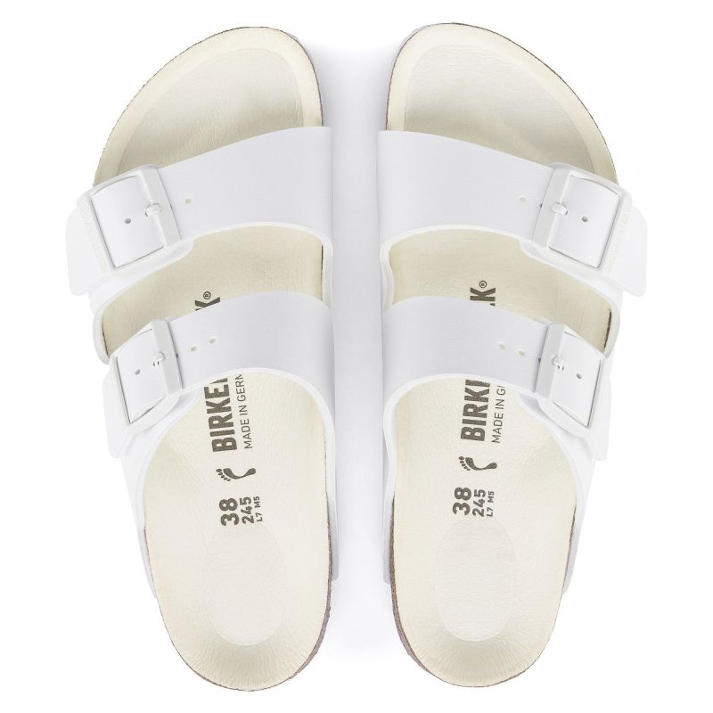 Birkenstock Arizona Birko-Flor Regular Women's/Men's Flip-Flops for Wide Feet for Summer White (1019061) Footwear/Lifestyle/Birkenstock/Klapki/chodaki Birkenstock