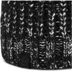 BUFF KNITTED & FLEECE BAND BEANIE DALIA BLACK Hat