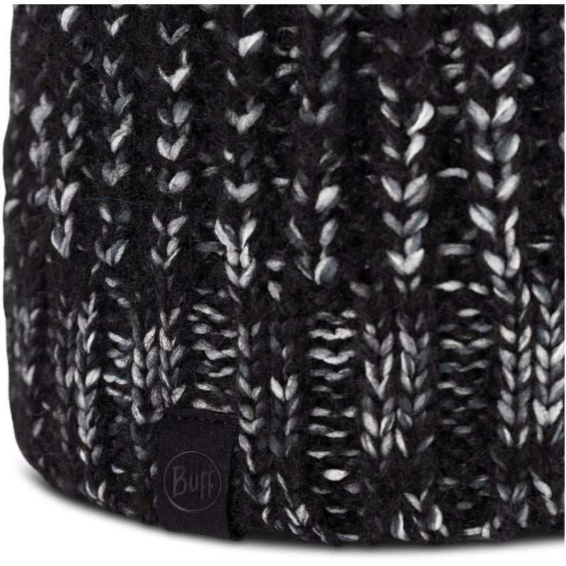 BUFF KNITTED & FLEECE BAND BEANIE DALIA BLACK Hat