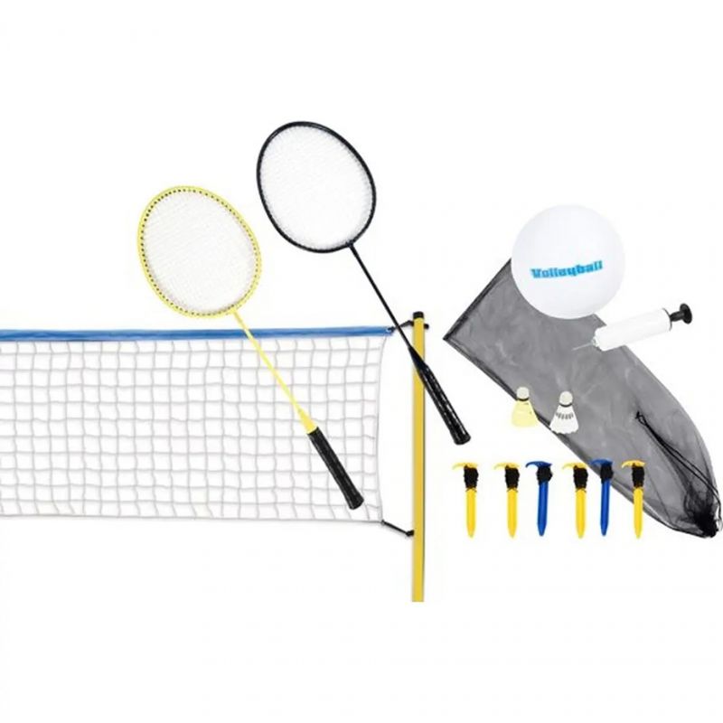 Scatch 143880 5-in-1 Volleyball and Badminton Set Accessories/Rackets and accessories Your Sports Performance