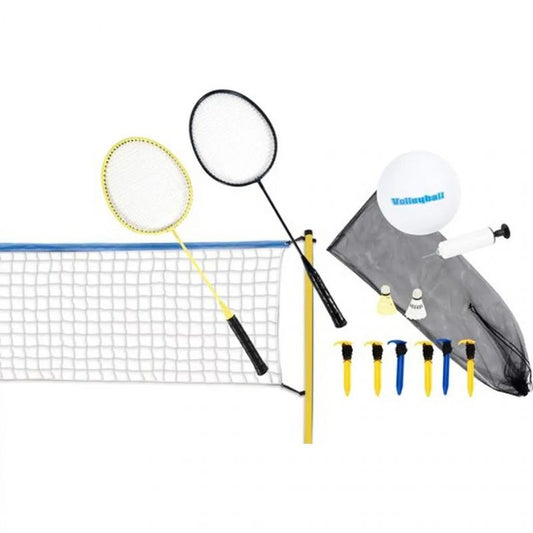 Scatch 143880 5-in-1 Volleyball and Badminton Set Accessories/Rackets and accessories Your Sports Performance