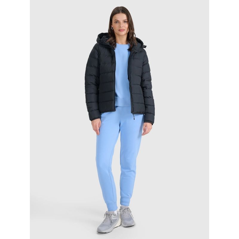 Women's down jacket with natural filling 4F 4FRAW25TDJAF0800-20S