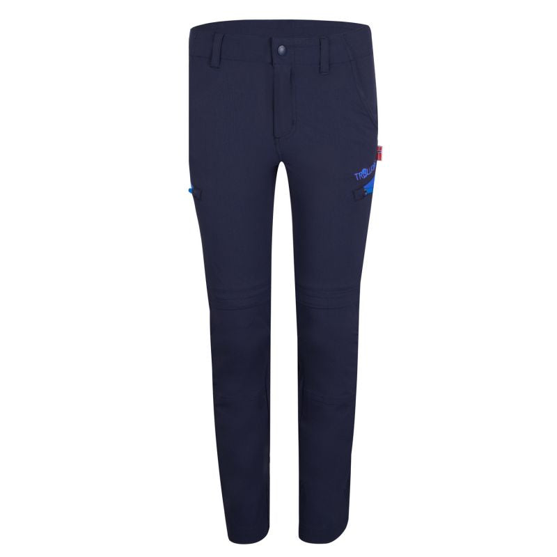 Trollkids Kids Kjerag Zip-Off Pants navy/medium blue (177-117) In preparation Your Sports Performance