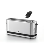 WMF toaster, 2 slices, silver, stainless steel, power 900 W, input voltage AC 220-240 V, frequency 50/60 Hz, width 366 mm, depth 110 mm, height 156 mm AGD - Produkty/Tostery Your Sports Performance