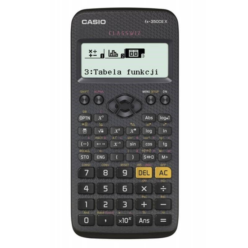 CASIO SCIENTIFIC CALCULATOR FX-350CEX, 379 FUNCTIONS, 77X166MM, BLACK In preparation Your Sports Performance