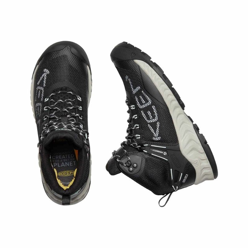 KEEN NXIS EVO MID WP BLACK/BLUE GLASS W shoes KE-1025911 Footwear/Outdoor/Keen Your Sports Performance