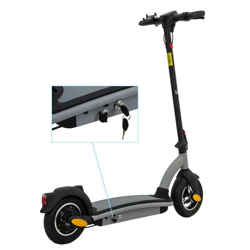 ELECTRIC SCOOTER 36V 500W 8AH SILVER Accessories Your Sports Performance