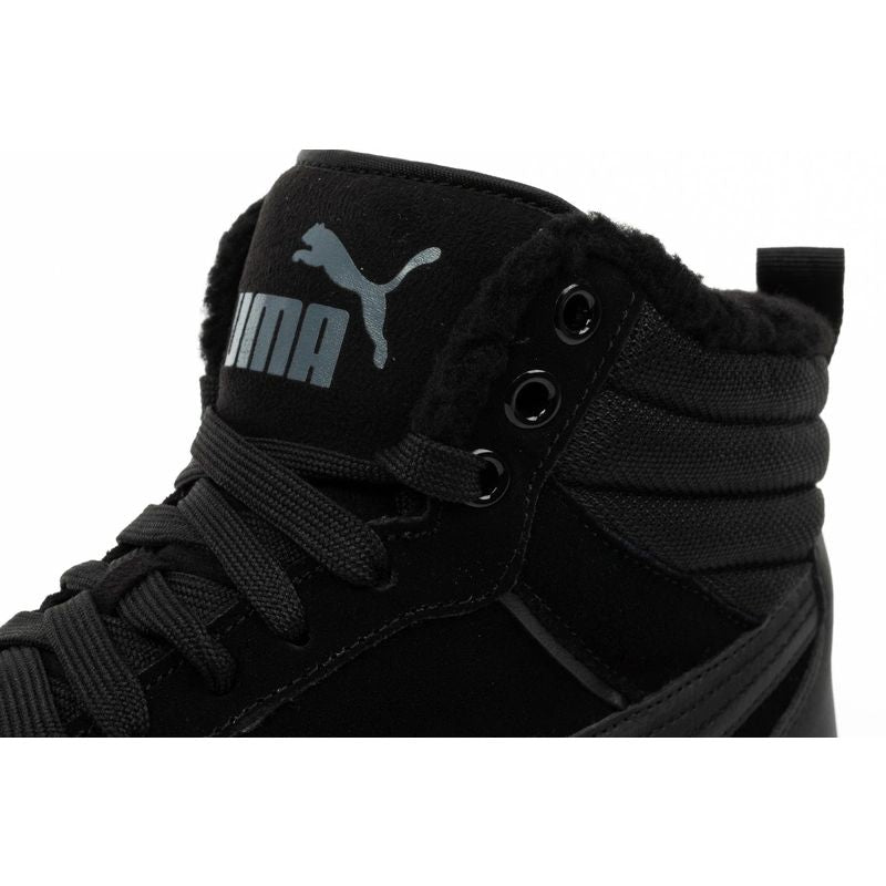Puma men's Rebound Street black insulated ankle boots