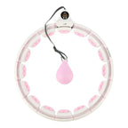 HMS HHW06 hula hoop with studs, weight and counter, pink In preparation Your Sports Performance