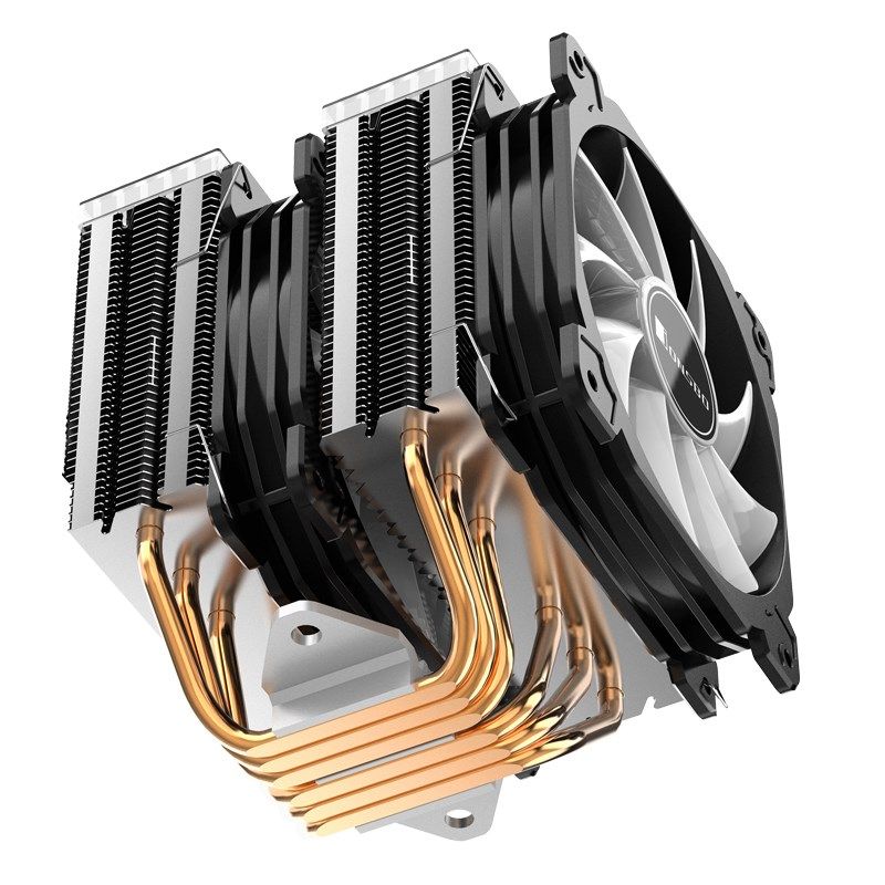 Jonsbo CR-2000GT CPU cooler with radiator and 12 cm fan, black, 1 pc. Chłodzenie/Chłodzenie CPU Your Sports Performance