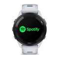 Garmin Forerunner 265 46mm Black Bezel with Whitestone Case White and Blue Akcesoria sportowe i turystyczne/Zegarki sportowe Your Sports Performance