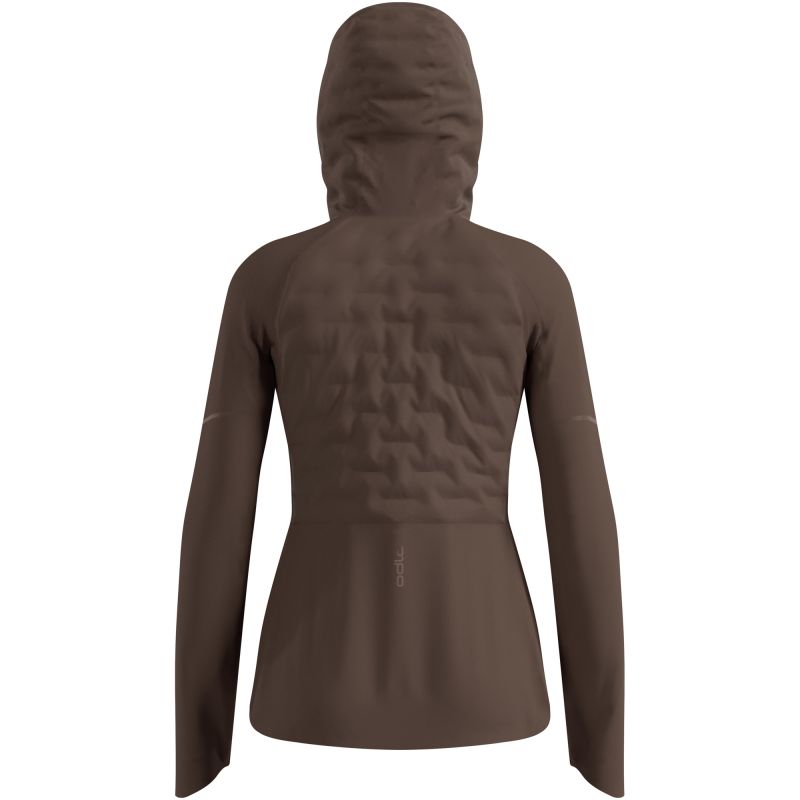 Women’s Windproof Jacket Odlo ZEROWEIGHT INSULATOR Jacket, brown