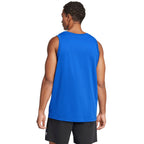 Men's adidas Essentials Small Logo Tank Blue JE8978