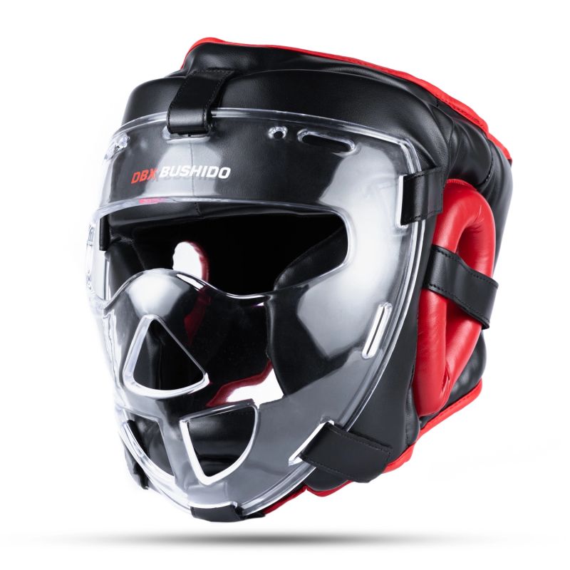 Boxing helmet with polycarbonate mask M - Hannibal DBX Bushido