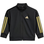 adidas Essentials Climacool Kids Tracksuit Black and Gold JC8857 Clothing Your Sports Performance