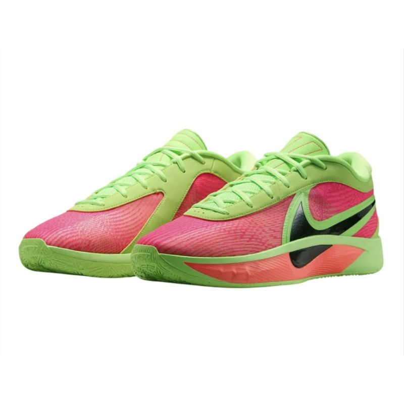 Nike Giannis Freak 6 "Eva" Basketball Shoes Lime Blast/Metallic Silver/Hyper Pink HJ9109-300