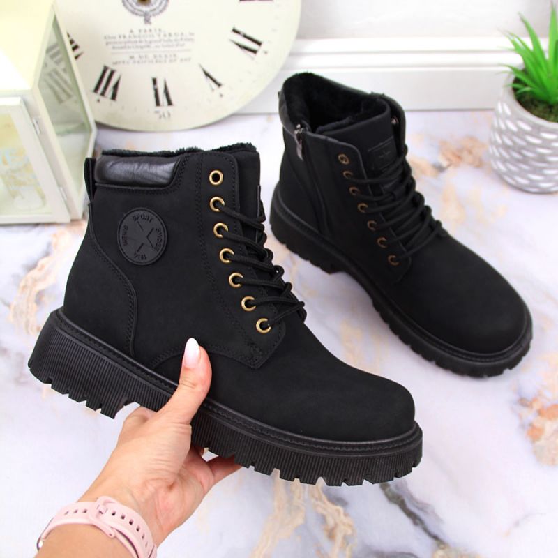 Insulated boots with zipper NEWS W EVE364A black Footwear/Outdoor/News Your Sports Performance