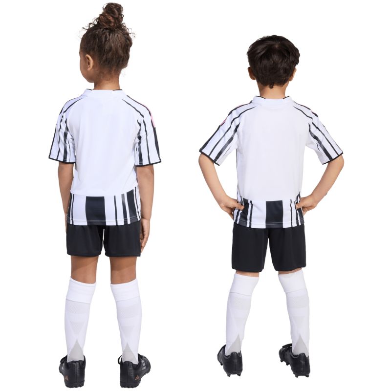 adidas Juventus 25/26 Home Kids' Kit White and Black JN5220 adidas