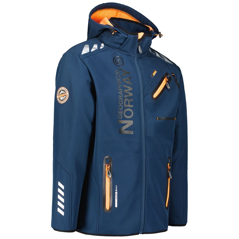 Geographical Norway ROYAUTE NAVY -ORANGE DB MEN 068 NAVY / ORANGE (WY8028H/GN-MARINE / ORANGE) Geographical Norway