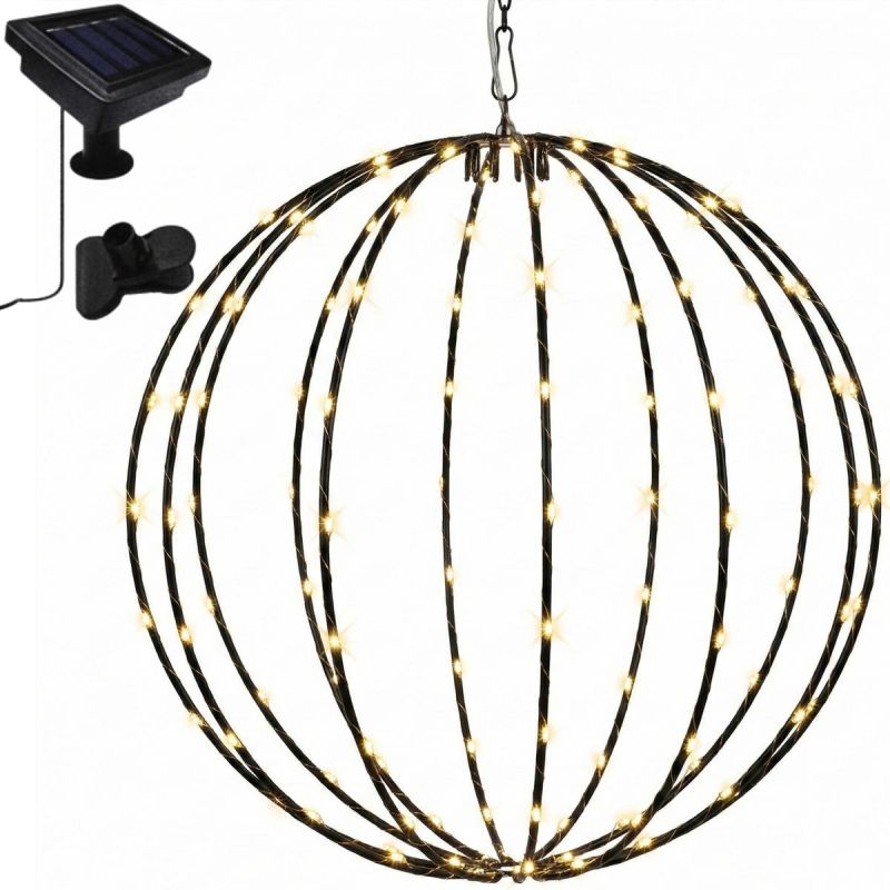 SOLAR HANGING LAMP BALL 30CM 120 LED WARM WHITE Home and Garden/Lighting Your Sports Performance