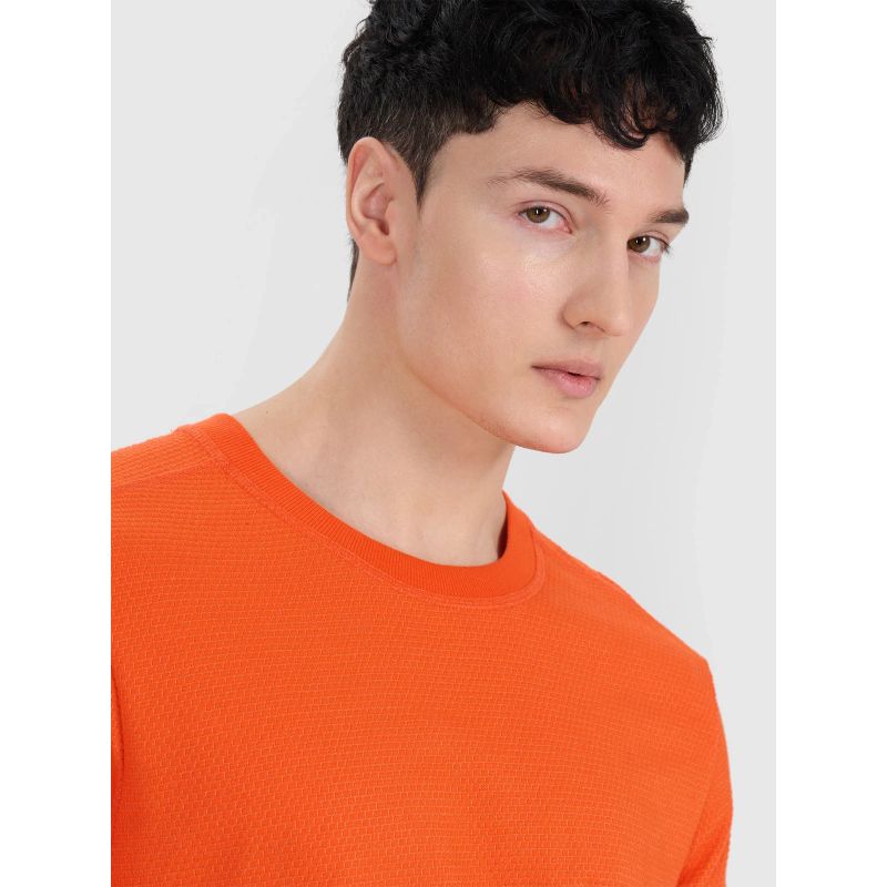 Longsleeve oversize smooth men's 4F 4FRSS25TLONM518-70S *Kategoria tymczasowa Your Sports Performance