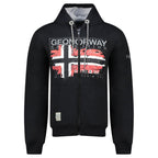 Geographical Norway Grusty DB 100 M sweatshirt WZ3083H/GN-Black Clothing/Outdoor/Geographical Norway Your Sports Performance