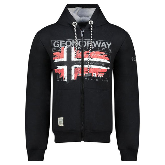 Geographical Norway Grusty DB 100 M sweatshirt WZ3083H/GN-Black Clothing/Outdoor/Geographical Norway Your Sports Performance