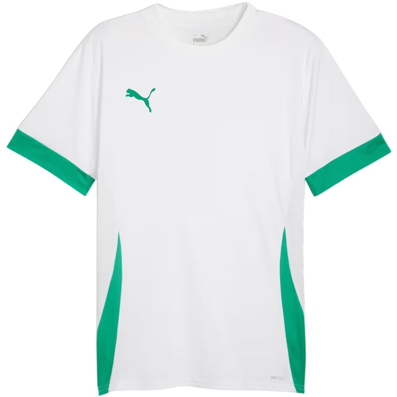 Puma teamGoal Matchday Jersey men's white-green 705747 15 In preparation Your Sports Performance