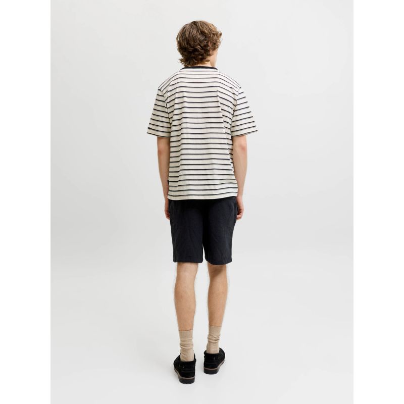 Jack&Jones men's shorts JPSTJAIDEN COBA STRIPE JOG SHORTS REG SN 12274413 BLACK Jack&Jones