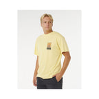 RIP CURL Search Dawn Tee Yellow Men's T-Shirt