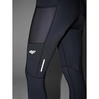 Women's cycling leggings with gel-foam padding and suspenders 4F 4FWSS25TFTIF331-20S *Kategoria tymczasowa Your Sports Performance