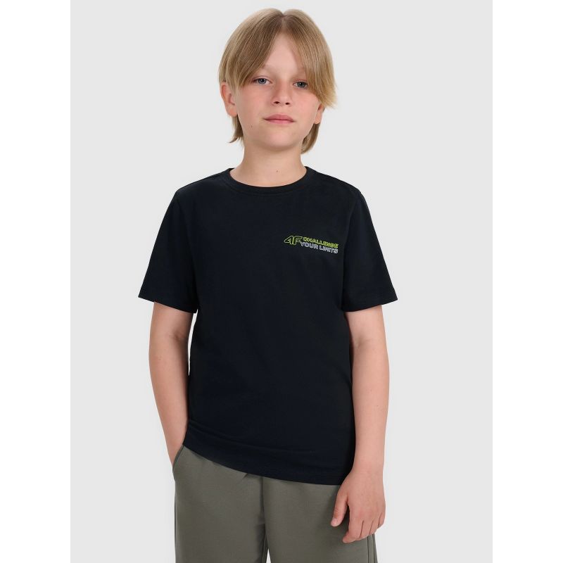 Boy's regular printed T-shirt 4F 4FJWAW25TTSHM2415-20S *Kategoria tymczasowa Your Sports Performance