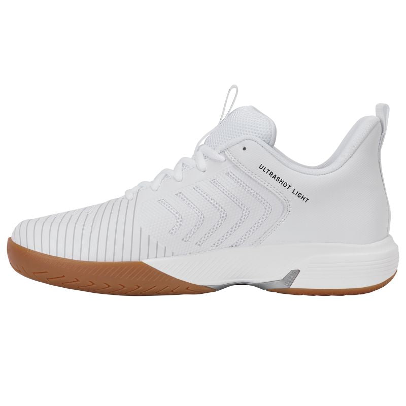 K-Swiss US LGHT INDOOR WHITE/BLACK/SILVER-M (04907-100-M)