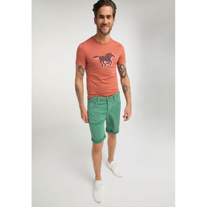 Mustang Aaron C Print M 1009522 7103 T-Shirt Clothing/Lifestyle/T-shirts/Mustang Your Sports Performance